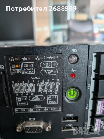 Сървър HP ProLiant DL380 G6 цял за части (48GB RAM, 2x Xeon X5650), снимка 5 - Работни компютри - 55638680
