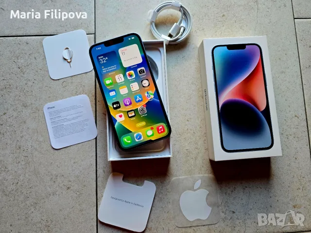 iPhone 14 128GB Blue – Чисто нов  , снимка 2 - Apple iPhone - 55630806