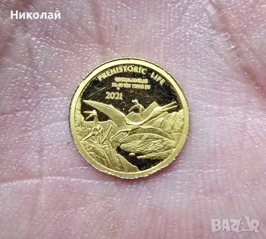 Златна монета малък тираж, снимка 2 - Нумизматика и бонистика - 54376456