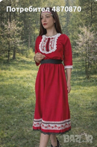 Рокли с фолклорни мотиви, снимка 7 - Рокли - 55092334