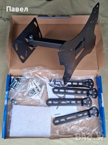 Стойка за Телевизор - Универсална Въртяща / Сгъваема конзола за стенен монтаж, снимка 8 - Стойки, 3D очила, аксесоари - 54106720