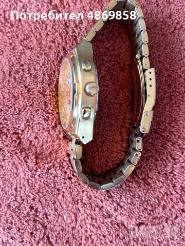 мъжки часовник Astron Triple DateMoonphase. Моделът е кварцов, оборудван с механизъм Miyota 6P80, снимка 2 - Мъжки - 55212557