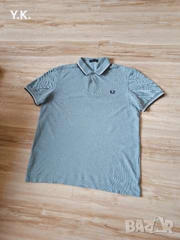 Оригинална мъжка тениска с яка Fred Perry, снимка 7 - Тениски - 51038270