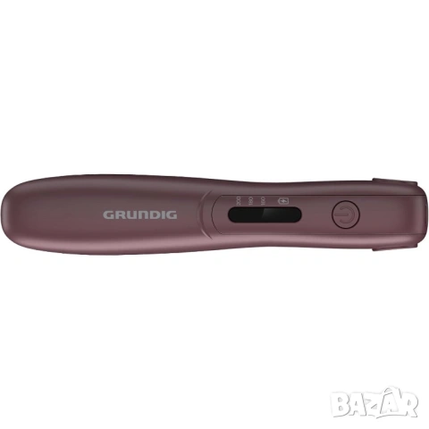 Преса за коса Grundig HS 6330, мини дизайн, за пътуване, 3 температури, керамично покритие, лилаво, снимка 4 - Преси за коса - 54753419
