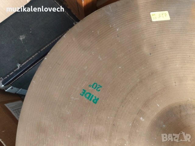 Paiste 1000 Ride 20" Drum Cymbal West Germany - 20 инча райд чинел, снимка 5 - Ударни инструменти - 54946061