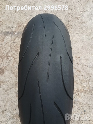 180 55 ZR 17 DOT 2019 Michelin мото гума пистов мотор , снимка 2 - Гуми и джанти - 54462521