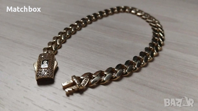 Златни гривни , обеци 585 - 80 евро , снимка 7 - Гривни - 51919288