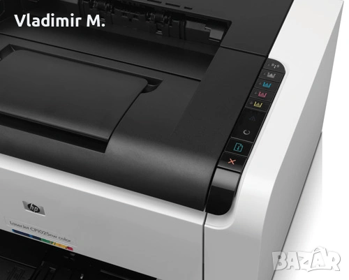 Цветен лазерен принтер HP LaserJet CP1025, снимка 4 - Принтери, копири, скенери - 54695557