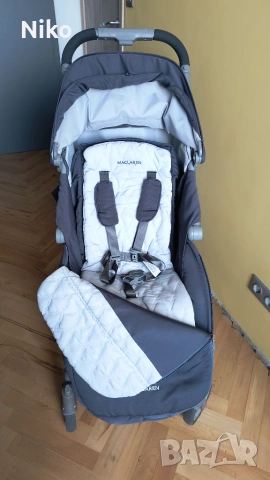 Детска количка McLaren Techno XLR цвят Charcoal/Silver, снимка 8 - Детски колички - 55100534