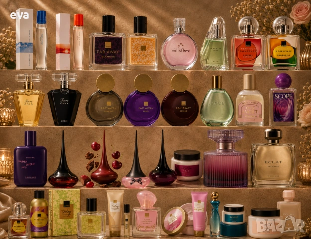 РАЗПРОДАЖБА!!! AVON, ORIFLAME - тоалетни води, парфюми, комплекти