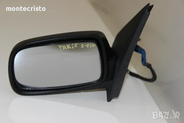 Ляво електрическо огледало Toyota Yaris P1 (1999-2005г.) Тойота Ярис / 5 пина ⚫Цвят: Черен Черно