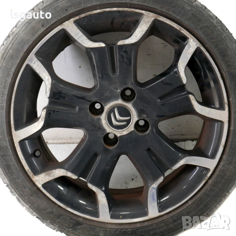Алуминиеви джанти 4x108 с гуми R17 Citroen DS3 2009-2014 ID: 161685 OEM: 9887754377, снимка 4 - Гуми и джанти - 54955496