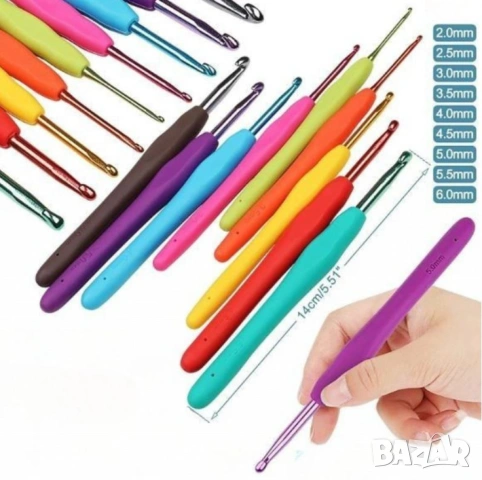 Комплект аксесоари за плетене, 58 части. , снимка 3 - Други - 54213945