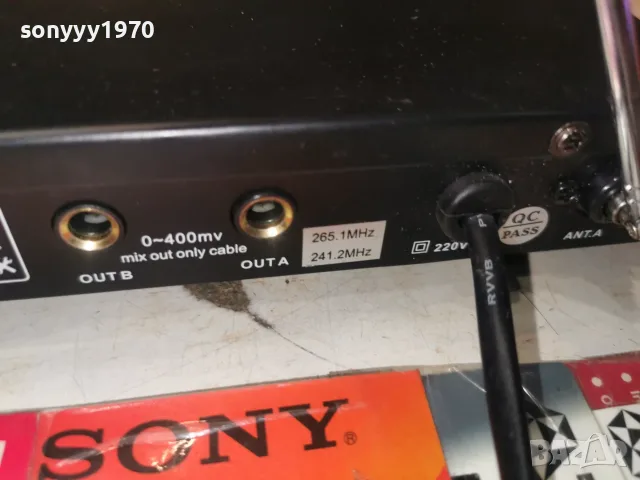 SHURE WM-502R 1607262041L1, снимка 13 - Приемници и антени - 55316669