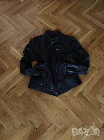Дамско кожено яке естествена кожа размер S-M , снимка 6 - Якета - 54363663