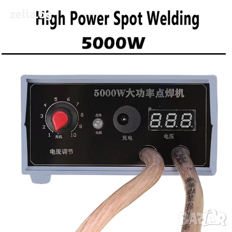Апарат за точково заваряване 220V 800A – за Li-ion, Ni-Cd, 18650, 21700 батерии и никелови 10235, снимка 11 - Друга електроника - 54661257