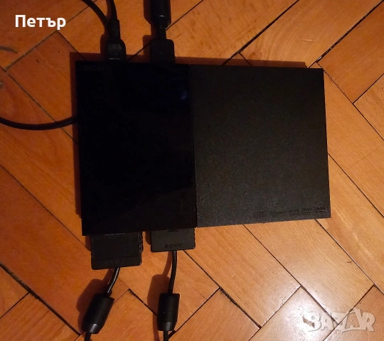 Sony PlayStation 2 + 2 джойстика + Memory Card 8MB + NBA Street Vol. 2, снимка 3 - PlayStation конзоли - 54887783