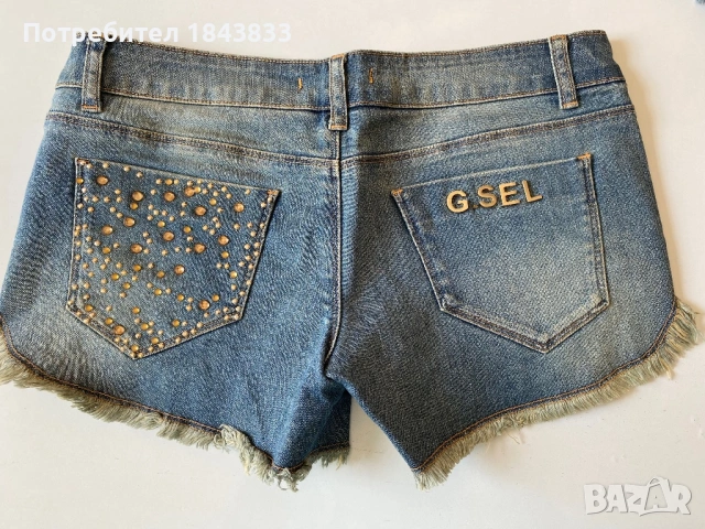 Италиански къси дънки размер M, снимка 3 - Дънки - 54178004