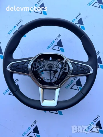 484004754R кожен мултифункционален волан от Renault Clio 5 1.0 TCe двигател H4D470, 91 кс., 6 ск.
