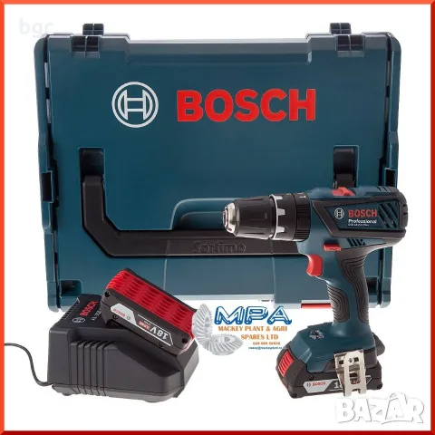 ЧИСТО НОВ к-т BOSCH GSR 18-2-LI Professional 06019E7170, снимка 2 - Бормашини - 55583004
