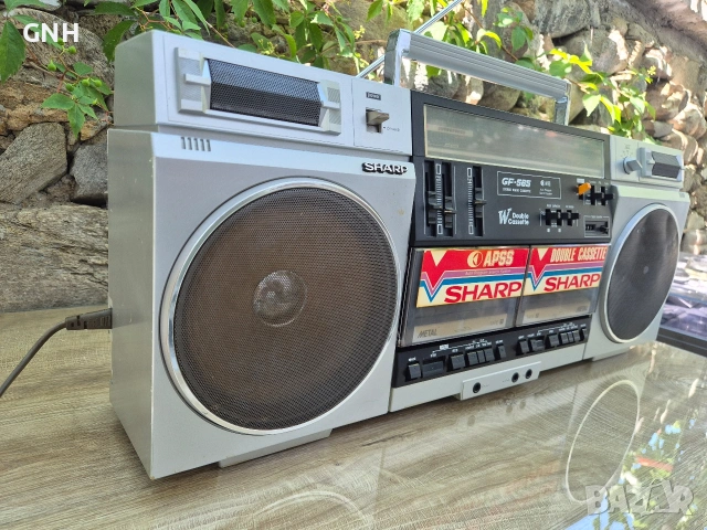 Радиокасетофон Sharp GF-565H, снимка 5 - Радиокасетофони, транзистори - 55186097