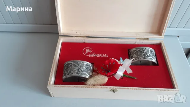 Калаени пръстени за салфетки Antik*Vintage#124
