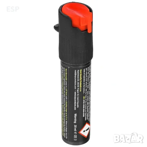 Спрей за самозащита 20ml ESP-HURRICANE MAX, снимка 3 - Екипировка - 55477678