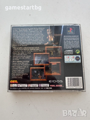 Tomb Raider III Adventures of Lara Croft за PS1, снимка 2 - Игри за PlayStation - 55156496