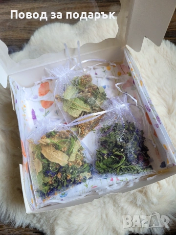 Чаени билкови кутии за подарък , снимка 6 - Подаръци за жени - 54221011