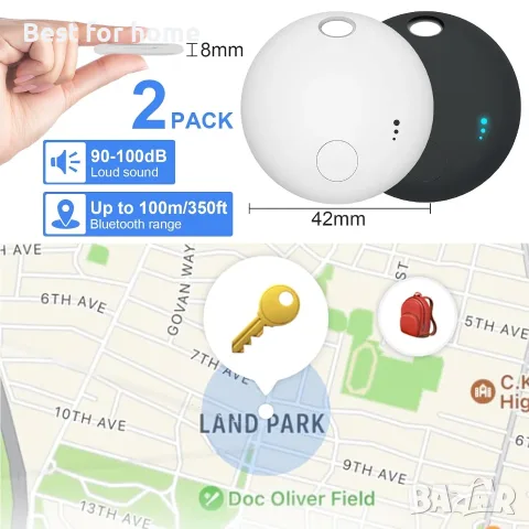 Bluetooth тракер за Android, 2 броя, снимка 7 - Друга електроника - 55524257