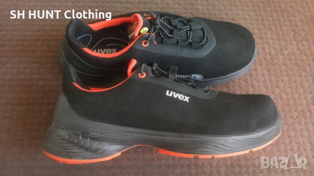 UVEX 68468 S2 Work Safety Shoes размер EUR 43 работни обувки с бомбе WS1-42, снимка 4 - Други - 54826727