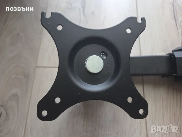 Стойка за 2 монитора за бюро HAMA 95830 2x 10-26" / Стойка за монитор, снимка 3 - Други - 55317774