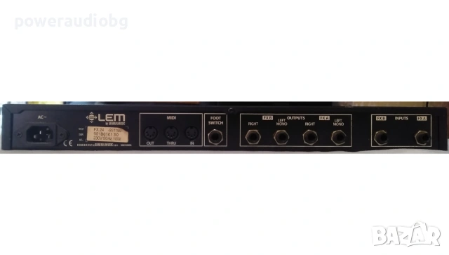 Италиянски Двоен Ефект процесор LEM FX-24 - 1бр., снимка 9 - Ресийвъри, усилватели, смесителни пултове - 54919157