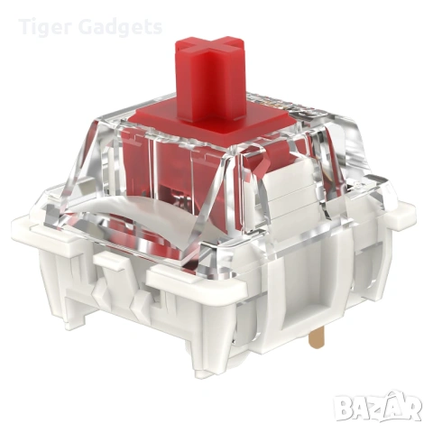 Zjmehty Gateron G Pro 3.0 Red Switches – механични суичове за клавиатура, 3-Pin, 45gf (36 броя), снимка 2 - Клавиатури и мишки - 54621648