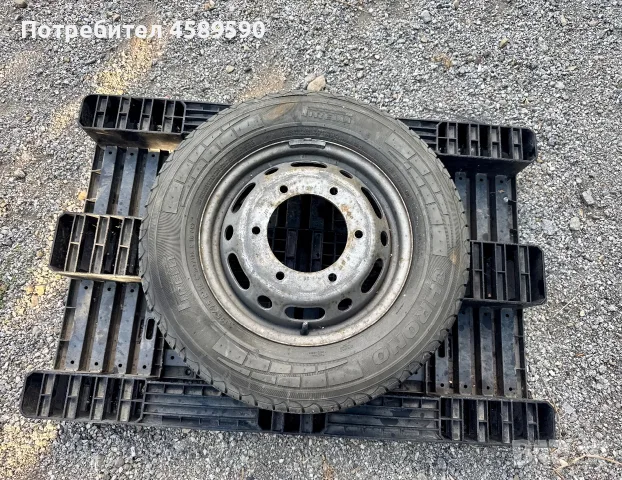 Резервна гума+Джанта 16цола 6x205 за ДВОЙНА ГУМА Mercedes Sprinter(2006-2026),Vw Crafter(2006-2017), снимка 4 - Гуми и джанти - 55668026