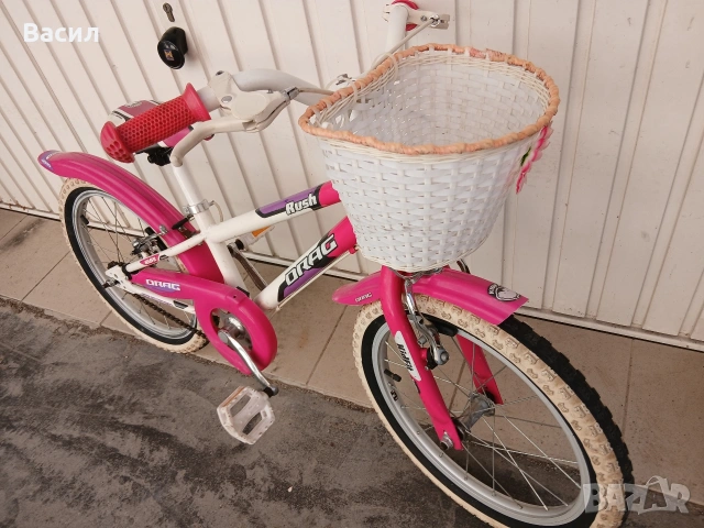 Детско колело Драг 18 цола с кошница , снимка 2 - Велосипеди - 54120983