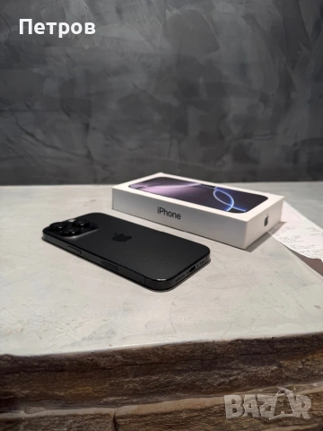 Iphone 16 Pro Black Titanium + гаранция, снимка 3 - Apple iPhone - 54381876