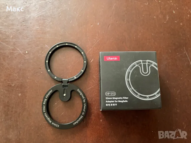 Ulanzi MagFilter 52 мм Magnetic Filter Adapter Ring за iPhone MagSafe, снимка 7 - Аксесоари за Apple - 55411717