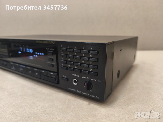 Cd Player Sony CDP-770, снимка 8 - Декове - 55107883