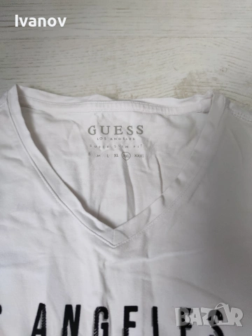 Оригинална мъжка тениска на Guess, снимка 2 - Тениски - 55023022