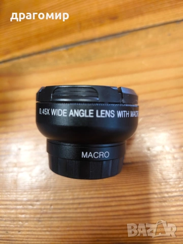 0,45 WIDE ANGLE LENS WITH MACRO 36 mm, снимка 2 - Обективи и филтри - 55184720