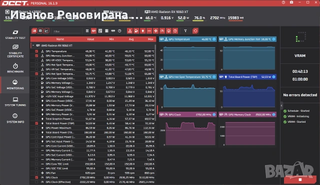 Видео карта XFX Swift RX 9060 XT, 16GB GDDR6 AMD Radeon, снимка 4 - Видеокарти - 54454870