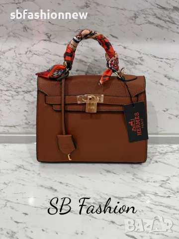 Hermes Kelly бежова чанта, снимка 3 - Чанти - 52656621