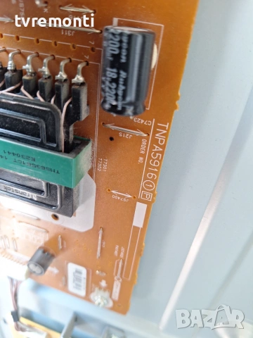 POWER BOARD ,TNPA5916, 1 P ,for 42inc DISPLAY V420FWSD02 P1 , PANASONIC модел TX-42AS500E, снимка 2 - Части и Платки - 54978198