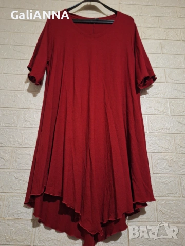 СТРАХОТНА ТУНИКА В ЧЕРВЕН ЦВЯТ 2XL