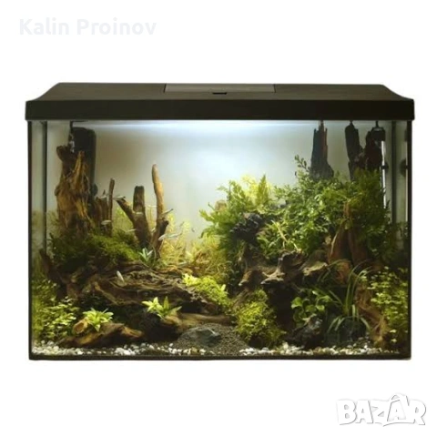 Aквариум Aquael Leddy Day&Night Plus 60 - черен, снимка 3 - Аквариуми - 54417343