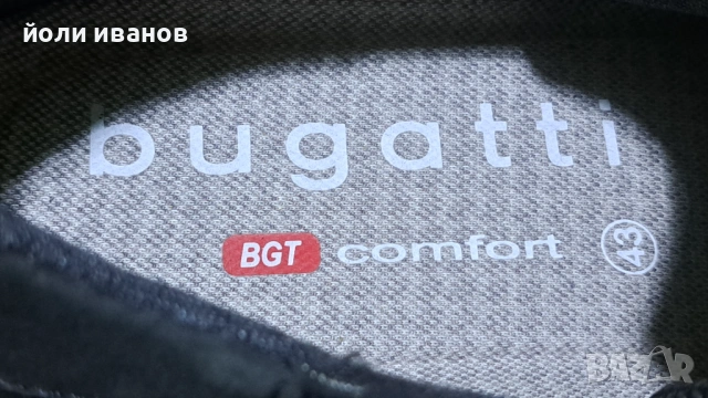 bugatti-оригинални кожени обувки 43 номер, снимка 3 - Маратонки - 54114848