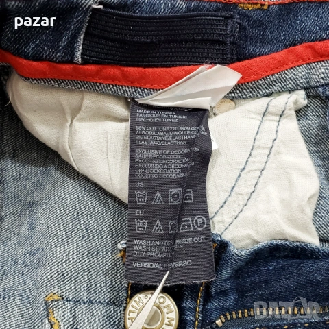 Tommy Hilfiger Оригинални Детски Дънки Момче с Еластичност 11-12y, снимка 6 - Детски панталони и дънки - 54885447