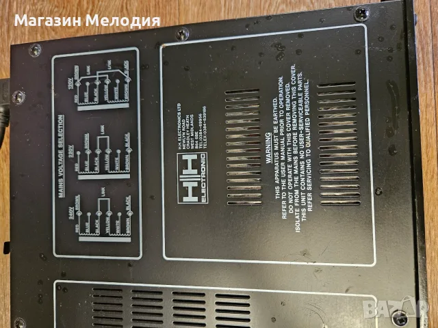 Крайно стъпало HH VX150 150watt 2 channel Professional MOSFET Power Amplifier, снимка 8 - Ресийвъри, усилватели, смесителни пултове - 55307751