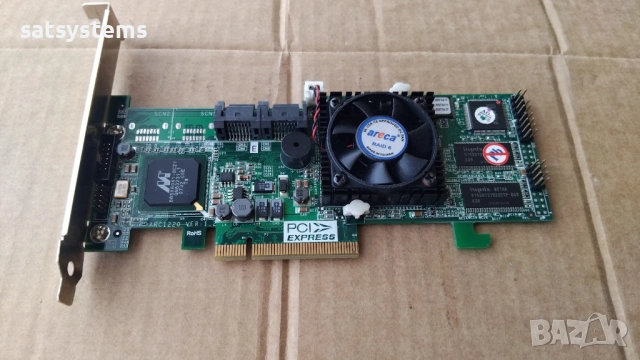 Areca ARC-1220 4 Port SATA II PCI-E RAID Controller Card, снимка 5 - Други - 54577060